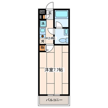 メゾンエスポワールの物件間取画像